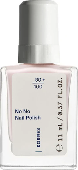 Korres No No Nail Polish 17 Creamy Pink Βερνίκι Νυχιών 11ml