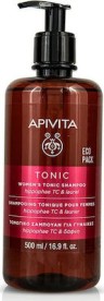 Apivita Womens Tonic Shampoo Γυναικείο Τονωτικό Σαμπουάν 500ml
