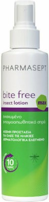 Pharmasept Bite Free Insect Max Lotion Spray Εντομοαπωθητική Λοσιόν...