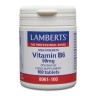 Lamberts Vitamin B6 50mg (Pyridoxine) 100 tablets Lamberts Vitamin B6 50mg (Pyridoxine) 100 tablets