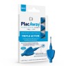 Plac Away Μεσοδόντια Βουρτσάκια Triple Action 0.6 mm IS0 3 Μπλε 6 τμχ Plac Away Μεσοδόντια Βουρτσάκια Triple Action 0.6 mm IS0 3 Μπλε 6 τμχ