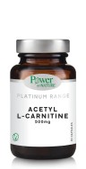 Power of Nature Platinum Range Acetyl L-Carnitine 500 mg 30 φυτικές...