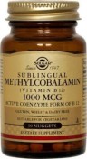 Solgar Methylcobalamin Vitamin B12 1000mcg 30 υπογλώσσια δισκία Solgar Methylcobalamin Vitamin B12 1000mcg 30 υπογλώσσια δισκία